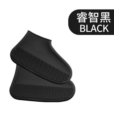 Waterproof Shoe Covers Cycling Rain Reusable Overshoes Silicone Latex Elastic Shoe Covers Protect Shoes Accessories Dust Covers